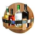 thumbnail image 4 of MOPOOR Wine Rack Wall Mounted Wood,Alcohol Shelf with Bottle Stemware Glass Holder Rustic Whiskey Display Storage with Cork Storage for Home Bar Kitchen Decor, 4 of 7
