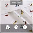 thumbnail image 4 of Eddie Bauer Collection Maison / Percale Ensemble de Draps-100 % Coton, Frais & Léger, Literie Légère & Évacuant l'Humidité, Full, Kayaks, 4 of 10