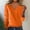 *Orange, variant on ClodeEU Women's Long Sleeve knit Sweaters ,V Neck Sweatshirts,Casual Trendly Pullover Red,Womens Plus XXXXXL