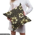 thumbnail image 5 of Ambesonne Vintage Fabric by the Yard Upholstery, Floral Garden Flowers Art, 2 Yards, Dark Taupe Fawn and Umber, 5 of 5