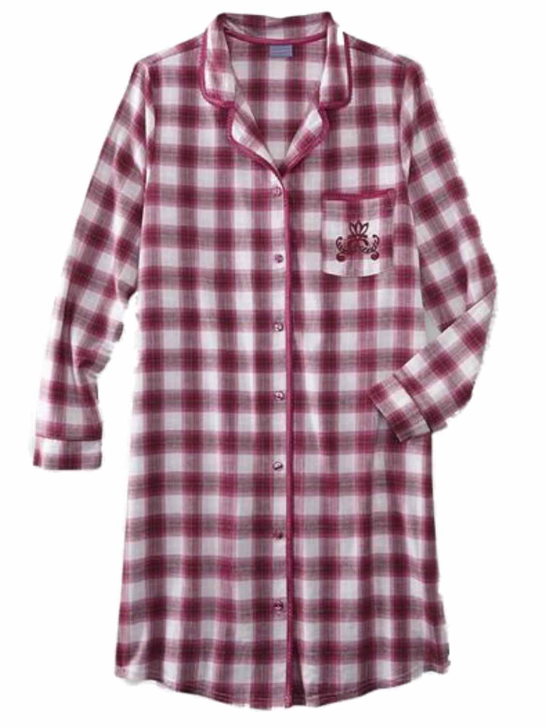 flannel nightgowns walmart