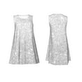 thumbnail image 7 of Haiem Silver Glitter for Women’s Summer Dresses – Casual Sleeveless Tank Loose Sundress, Lightweight Beach Dress, 7 of 7