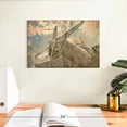 thumbnail image 3 of Elephant Stock Vintage Plane Wall Art - Horizontal Canvas Wall Art - Living Room Wall Decor - Transportation Canvas - Brown And Beige Decor - 12" x 8", 3 of 8
