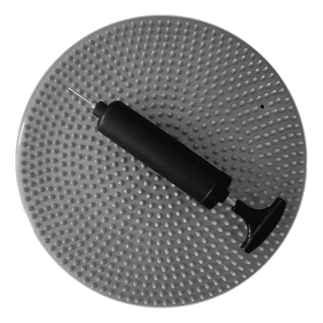 Disco De Equilibrio Hinchable Yoga Balance Mat Pvc 33 Cm Xtellar gris