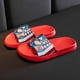 thumbnail image 1 of Zapatillas de dibujos animados de Disney para niños, sandalias nuevas de verano para niños, ropa exterior antideslizante, sandalias y zapatillas Capitán América, plantilla de 140 13cm Gao Jinjia LED, 1 of 2