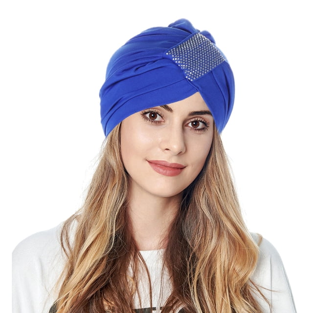 Turban Plissé Mode Nœud pour Femmes Bonnet de Nuit