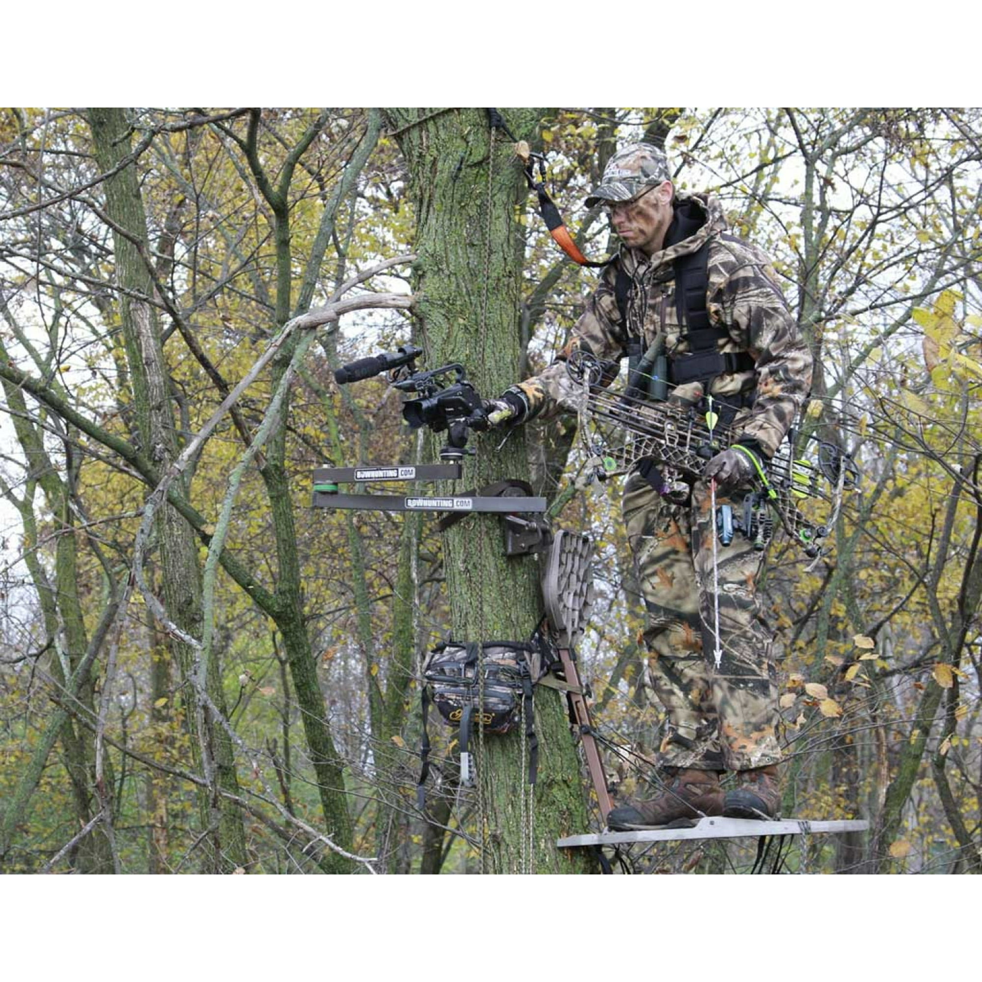 Lone Wolf Treestands Alpha Ii Hang On Easy Hang Bracket Accessible Quiet Aluminum Platform Mobile Hunting Outdoor Walmart Canada