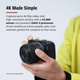 thumbnail image 4 of Canon EOS R50 V Mirrorless Camera (Body Only) - APS-C Digital Camera, Flip Screen 4K Video, Interchangeable Lens Camera for Vlogging, Content Creation, Streaming, Filming, Podcasts, TikTok, 4 of 6