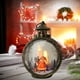 thumbnail image 4 of Farol navideño de Papá Noel con luces y velas sin llama, lámpara colgante para árbol de Navidad Santa Claus Bronce S, 4 of 9