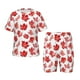 thumbnail image 1 of Balery Realistic Maple Leaf Conjunto de Pijama Infantil de Manga Corta con Estampado – Ropa de Dormir de Algodón Suave-Medium, 1 of 6