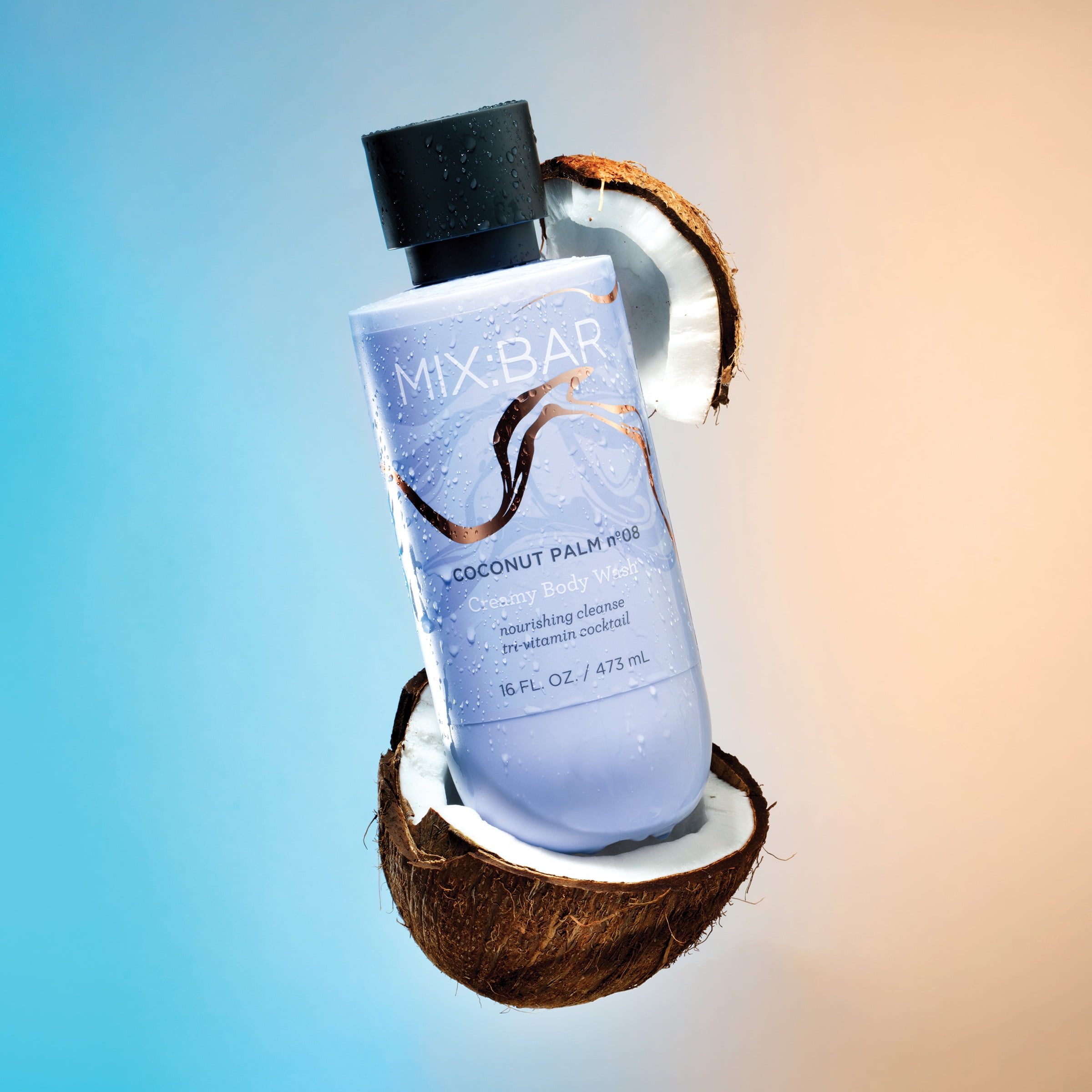 MIX:BAR Coconut Palm Body Wash with Vitamin E, 16fl oz