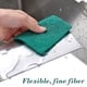 thumbnail image 5 of Paños de cocina de doble cara, esponjas (paquete de 5/10), estropajos verdes de esmeril, toallitas de limpieza gruesas y cepilladas para eliminar el óxido, superabsorbentes, duraderos, multiusos, 5 of 9