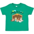 thumbnail image 3 of Inktastic Merry Christmas Cute Nativity Scene Boys or Girls Baby T-Shirt, 3 of 5