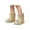 Khaki, variant on Toddler Kids Rainproof Light Up Rain Boots Patterns and Glitter Boots or Boys Girls