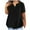 Black, variant on Giftesty Blouses for Women Dressy Casual Plus Size Tops for Women Sexy V-Neck Blouse Lace Casual Loose Summer Short Sleeve Blouse