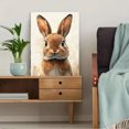 thumbnail image 5 of Qisvanset 12x16 Inch Framed Canvas Wall Art Earth Tone Coquette Bow Bunny Neutral Baby Boy Nursery Wall Print, 5 of 8