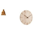 thumbnail image 1 of Reloj de pared con estatua del Corazón de Jesús, obra de arte elaborada en resina y madera, ideal para el hogar, la iglesia, la oficina y la m, 1 of 8
