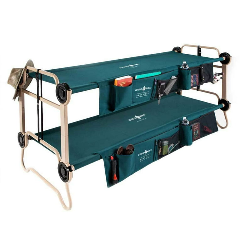 CAM-O-BUNK DISC-O-BED L グリーン ベット キャンプ 美品 Disc-O-Bed Portable Twin Adult Folding Camping Cot, Large