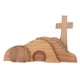 thumbnail image 1 of Decoración De Escena De Pascua, Decoración De Cruz De Tumba Tallada Fina Hecha A Mano Sin Rebabas, Crea Un Ambiente Para El Hogar, 1 of 7