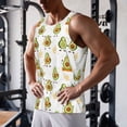 thumbnail image 6 of Haiem Lovely Avocado Men Workout Tank Top Gym Bodybuilding Sleeveless Muscle T Shirts Athletic Tank Breathable Workout Shirt-X-Large, 6 of 8