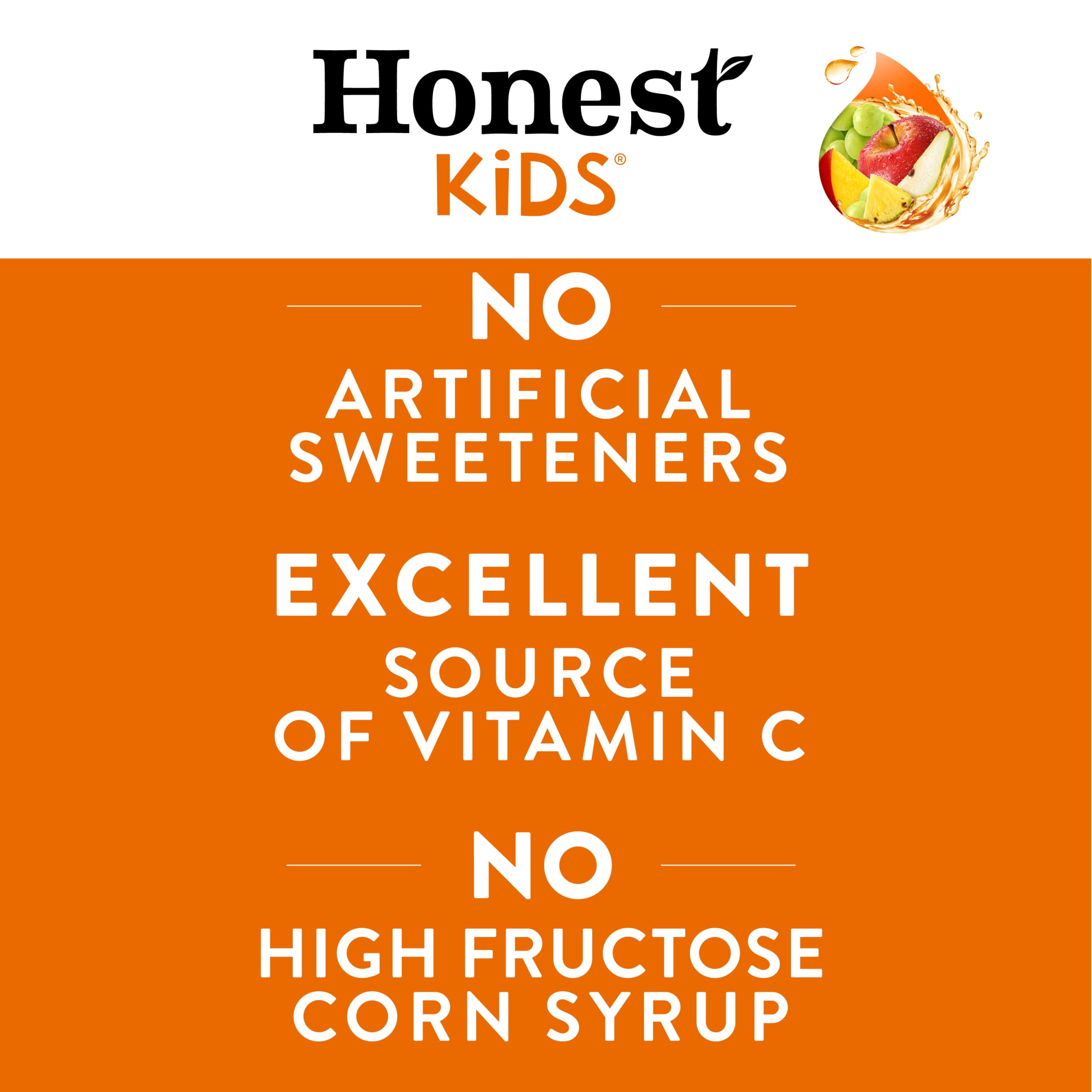 Honest Kids Twisted Tropical Tango Organic Fruit Juice, 6.75 fl oz, 8 Pack