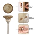 thumbnail image 5 of Ellementry Set of 6 Handcrafted Ceramic Cabinet Knobs – Breeze Brown Decorative Drawer Knobs for Dresser, Cupboard & Furniture – Artisan Furniture Hardware for Kitchen and Wardrobe, 5 of 9