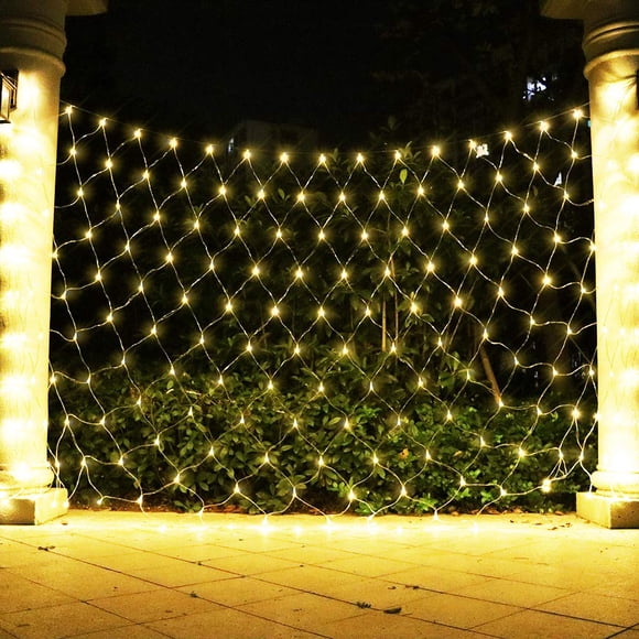 Net Light Vicila 100 LED, 1,5 x 1,5 m, luz blanca cálida para exteriores