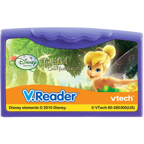 VTech V Reader Tinkerbell and The Great Fairy Rescue SKU 8 for sale online