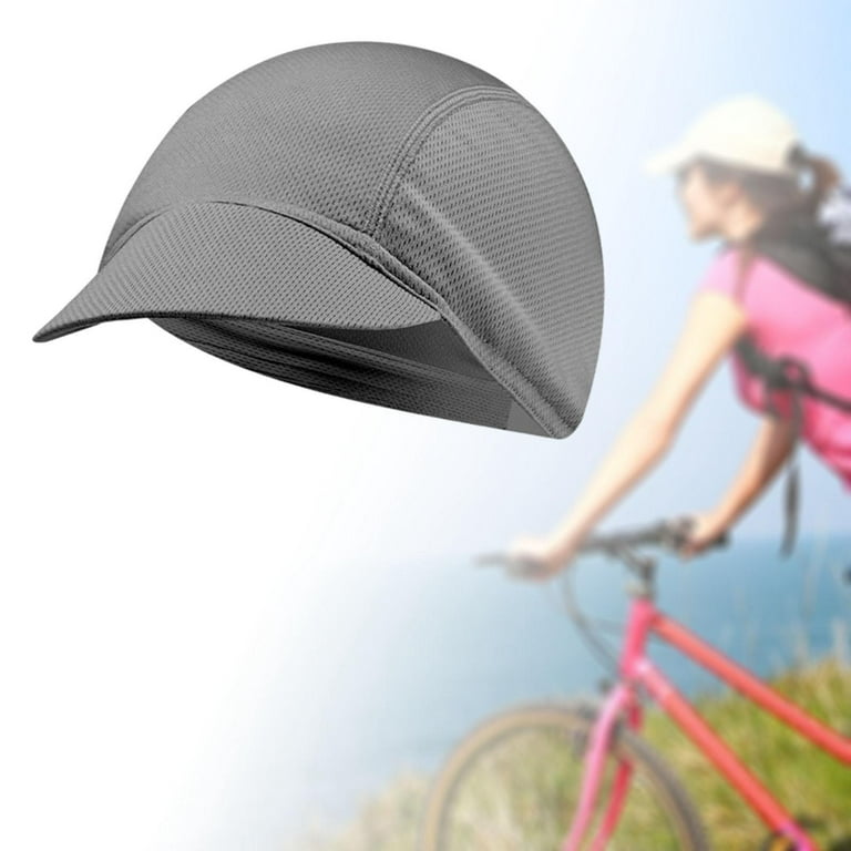 MI-YUKI Solid Mesh Outdoor Cycling Cap Sun Protection Running