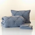 thumbnail image 4 of Dawn 5-Piece Bed-in-a-Bag Comforter Set in Washed Spa Blue, Twin/Twin XL Size, Soft, Durable and Easy Care, 4 of 6