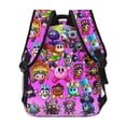 thumbnail image 4 of Kirby Star Allies Game Backpack Shoulders Laptop Daypack Student School Bag Satchel Bookbag Unisex Travel Bag Rucksack Knapsack, 4 of 6