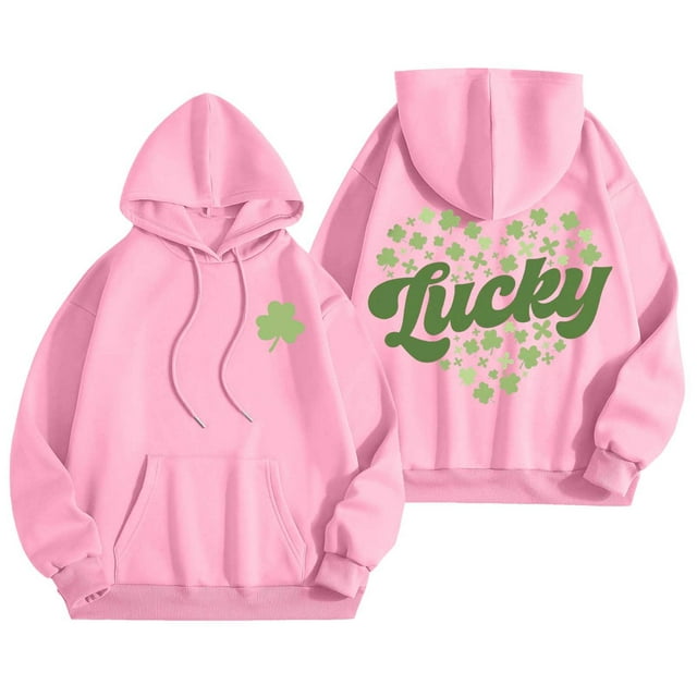 Lady Printed Hooded Sweater