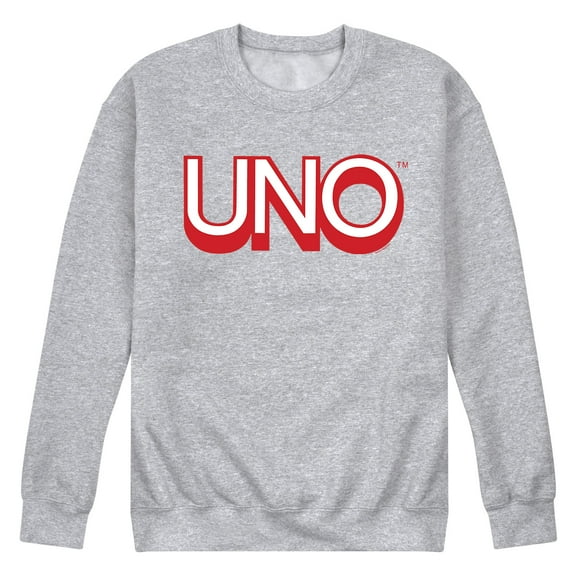 UNO Logo - Men's Crew Neck Fleece Pullover