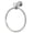 Satin Nickel, variant on Infinity Wall Mounted Towel Ring, Polished Nickel