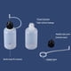 thumbnail image 4 of Bewildely 5 unids/lote, caja de almacenamiento de botellas de plástico práctica de presión precisa, buen sellado, jarrones de gran capacidad, papel DIY Juguetes de construcción Blanco 5ml Bewildely FN010725-03, 4 of 6
