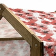 thumbnail image 5 of Floral Pet House, Poppies Retro Halftone Effect Fertility and Eternal Life Vintage, Outdoor & Indoor Portable Dog Kennel with Pillow and Cover, 5 Sizes, Vermilion Black White, by Ambesonne, 5 of 5