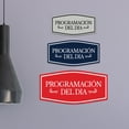 thumbnail image 2 of Signs ByLITA Fancy Programacion del Dia Easy Installation | Classroom Decor | School Markers And Decorations | Students and Teachers Sign (Brushed Silver) - Small, 2 of 9