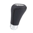 thumbnail image 1 of Universal Car Vehicle 6 Speed Gear Shift Knob PU Shifter Stick with 3 Hoses Black, 1 of 5