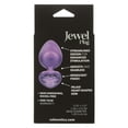 thumbnail image 2 of CalExotics Jewel Amethyst Heart Glass Anal Plug, Large, Purple, 2 of 7