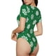 thumbnail image 2 of Balery Snowflake Body de cuello redondo de manga corta para mujer Tops de manga corta Tops básicos-Medium, 2 of 7