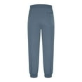 thumbnail image 6 of GuangCheng Mens Soft Jersey Joggers,Elastic Drawstring Waist,Lounge,Casual Cuffed Pajama Pants,Dark Gray,Size M, 6 of 8