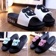 thumbnail image 4 of IKemiter Thick Sole Slippers High Platform Shoe PVC Flip Flop Cartoon Design Anti-Slip Sandal for Indoor, 4 of 6