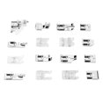 thumbnail image 2 of Fyydes Presser Feet Set, Singer Foot,Professional Presser Feet Set Multi-Function Sewing Machine Accessories for Brother, Singer, 2 of 8