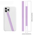 thumbnail image 1 of 5/3/1PCS Soft Silicone Elastic Phone Straps Ropes Portable Cellphone Wristband Finger Ring Grip Loop Holder for IPhone Samsung Purple A 3PCS, 1 of 6