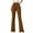 Brown, variant on yillto Women Flared Pants High Waist Bell Bottom Stretchy Leggings Pant Casual Lounge Wide Leg Pant