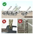 thumbnail image 6 of Uxcell 10Pack Stainless Steel Clothespins Beach Towel Clips Windproof Laundry Pegs 110mm, 6 of 6