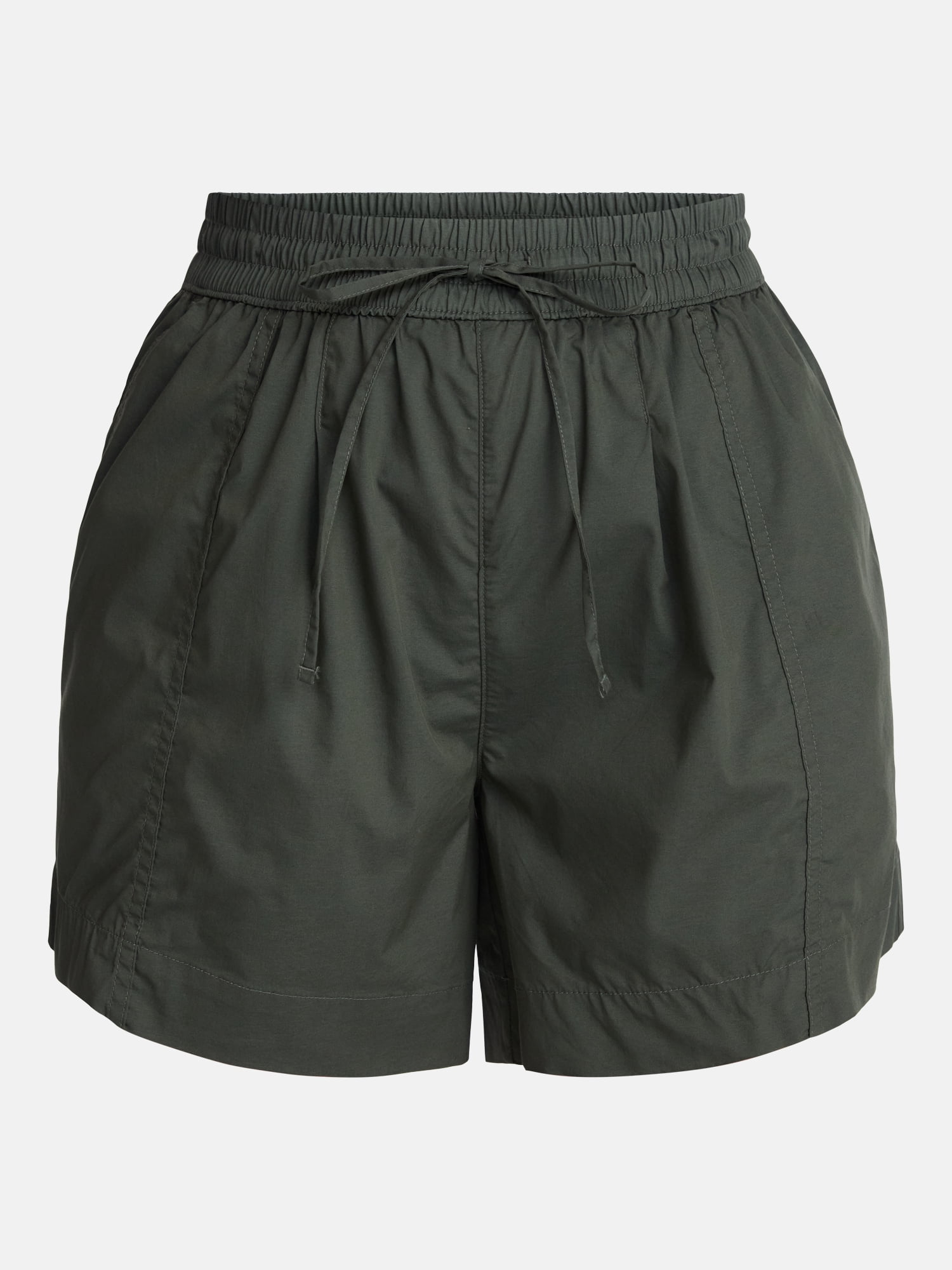 Time and Tru Women’s Mid Rise Poplin Shorts, Sizes XS-XXXL