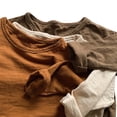 thumbnail image 4 of UACY Boys Long Sleeve T-Shirt Toddler Baby Solid Shirt Kids Cotton Pullover Tee Tops (Orange, 6-12 Months), 4 of 8