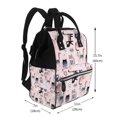 thumbnail image 2 of Fotbe Cat Mochila Maternidad - Lona de Sarga Impermeable, Mochila de Pañales de Gran Capacidad con Múltiples Bolsillos y Correas Ajustables, 2 of 6