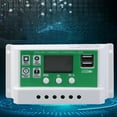 thumbnail image 2 of Abody 100A Contrôleur Solaire 12/24V PWM Contrôleur de Panneau Solaire Régulateur Intelligent avec Double Port USB Paramètre Réglable Affichage Timer Réglage, 2 of 5